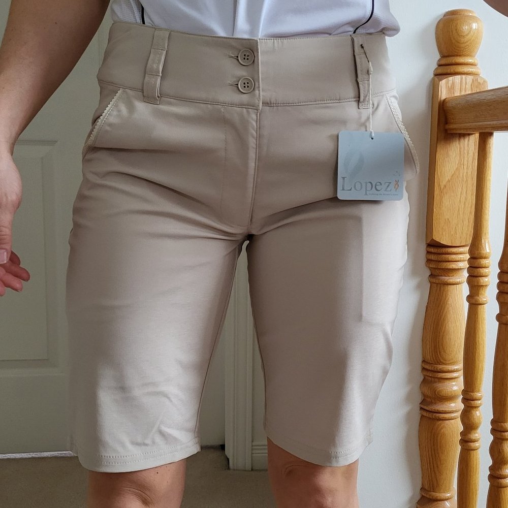 Nancy Lopez Golf Shorts - beige/tan